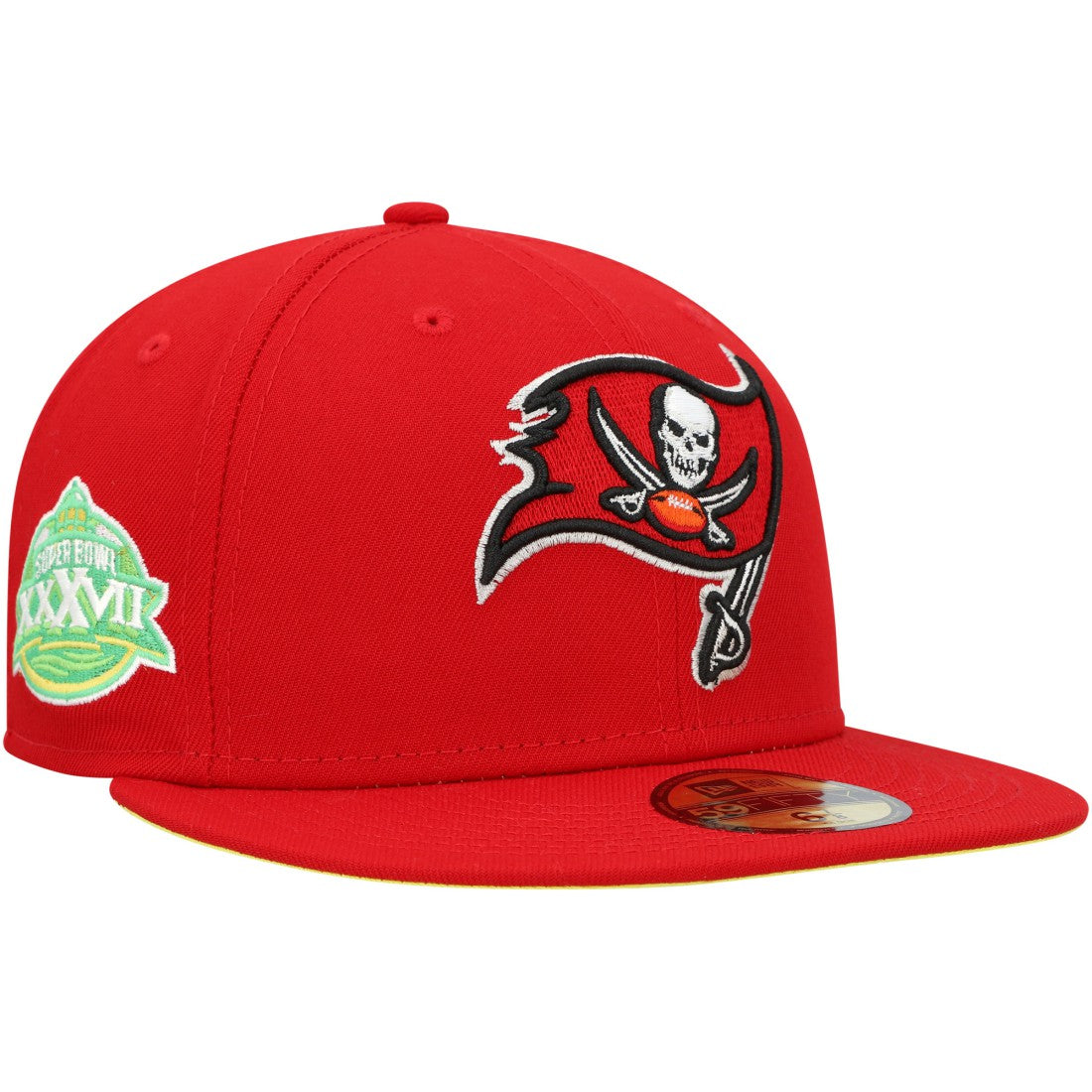 Tampa Bay Buccaneers New Era Super Bowl XXXVII Citrus Pop 59FIFTY Fitted Hat - Scarlet outlet