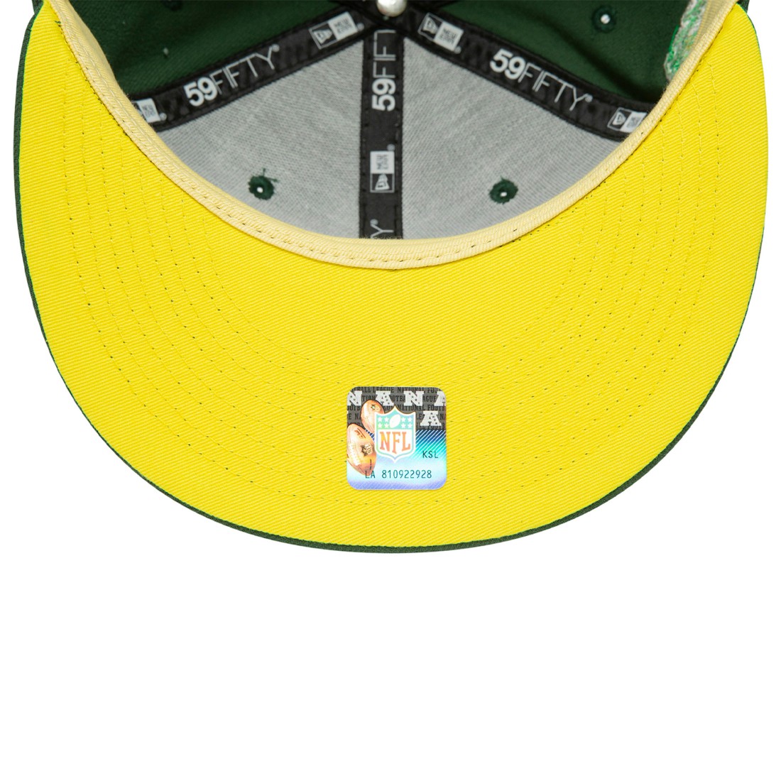 Green Bay Packers New Era Super Bowl XXXI Citrus Pop 59FIFTY Fitted Hat - Green for sale