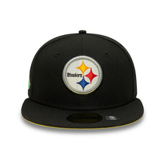 Pittsburgh Steelers New Era Super Bowl XL Citrus Pop 59FIFTY Fitted Hat - Black sale