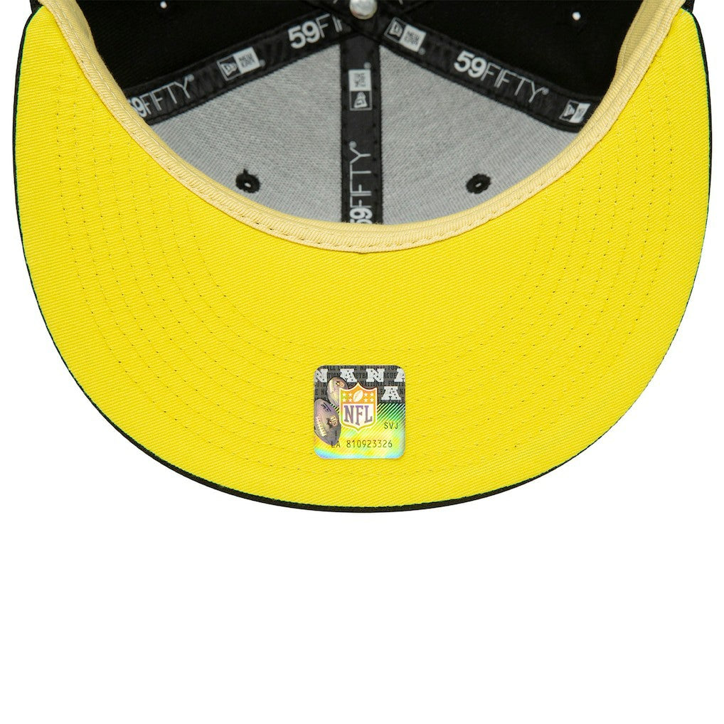 Pittsburgh Steelers New Era Super Bowl XL Citrus Pop 59FIFTY Fitted Hat - Black sale