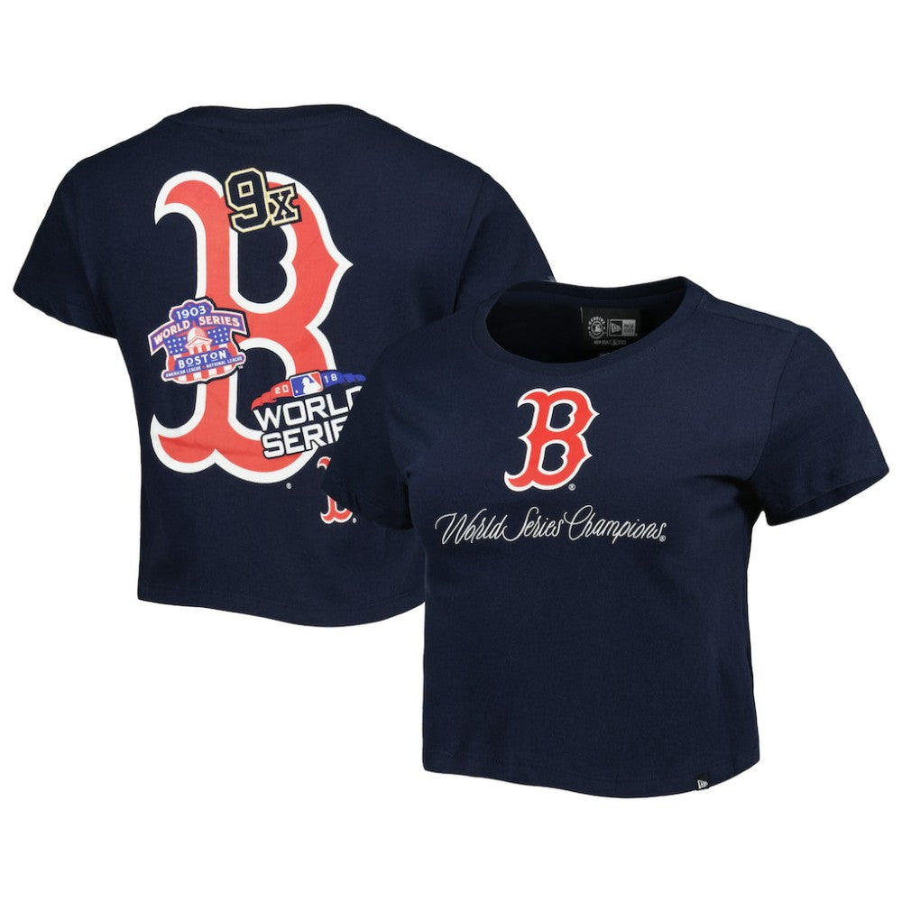Boston Red Sox Women's Historic Champs T-Shirt - Blue | New Era