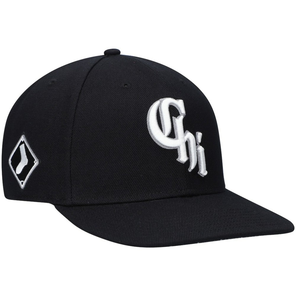 Chicago White Sox 2021 City Connect Captain Snapback Hat - Black | 47 brand