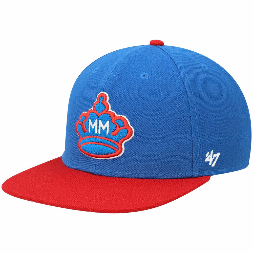 Miami Marlins 2021 City Connect Captain Snapback Hat - Blue | 47 brand