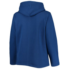New York Mets Soft as a Grape Women's Plus Size Side Split Pullover Hoodie - Royal