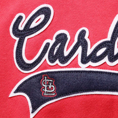 St. Louis Cardinals Soft as a Grape Women's Plus Size Side Split Pullover Hoodie - Red