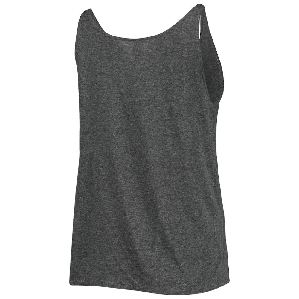 Athletics Soft as a Grape Women's Slouchy Tank Top - Heathered Charcoal