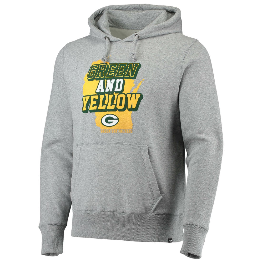 Green Bay Packers '47 Team Headline Pullover Hoodie - Heathered Gray discount