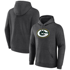 Green Bay Packers Primary Logo Fitted Pullover Hoodie - Charcoal online