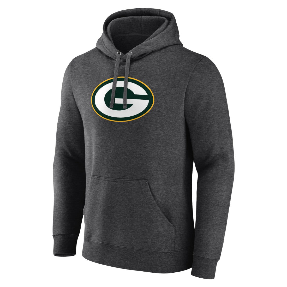 Green Bay Packers Primary Logo Fitted Pullover Hoodie - Charcoal online