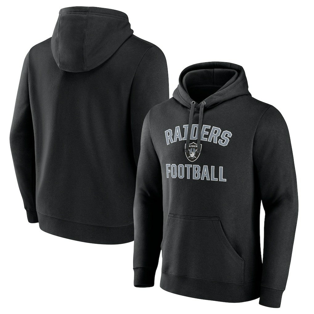 Las Vegas Raiders Victory Arch Team Fitted Pullover Hoodie - Black for sale