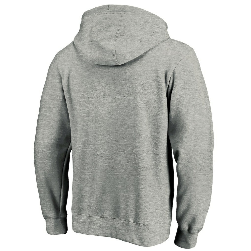 Las Vegas Raiders Primary Logo Fitted Pullover Hoodie - Heather Gray discount