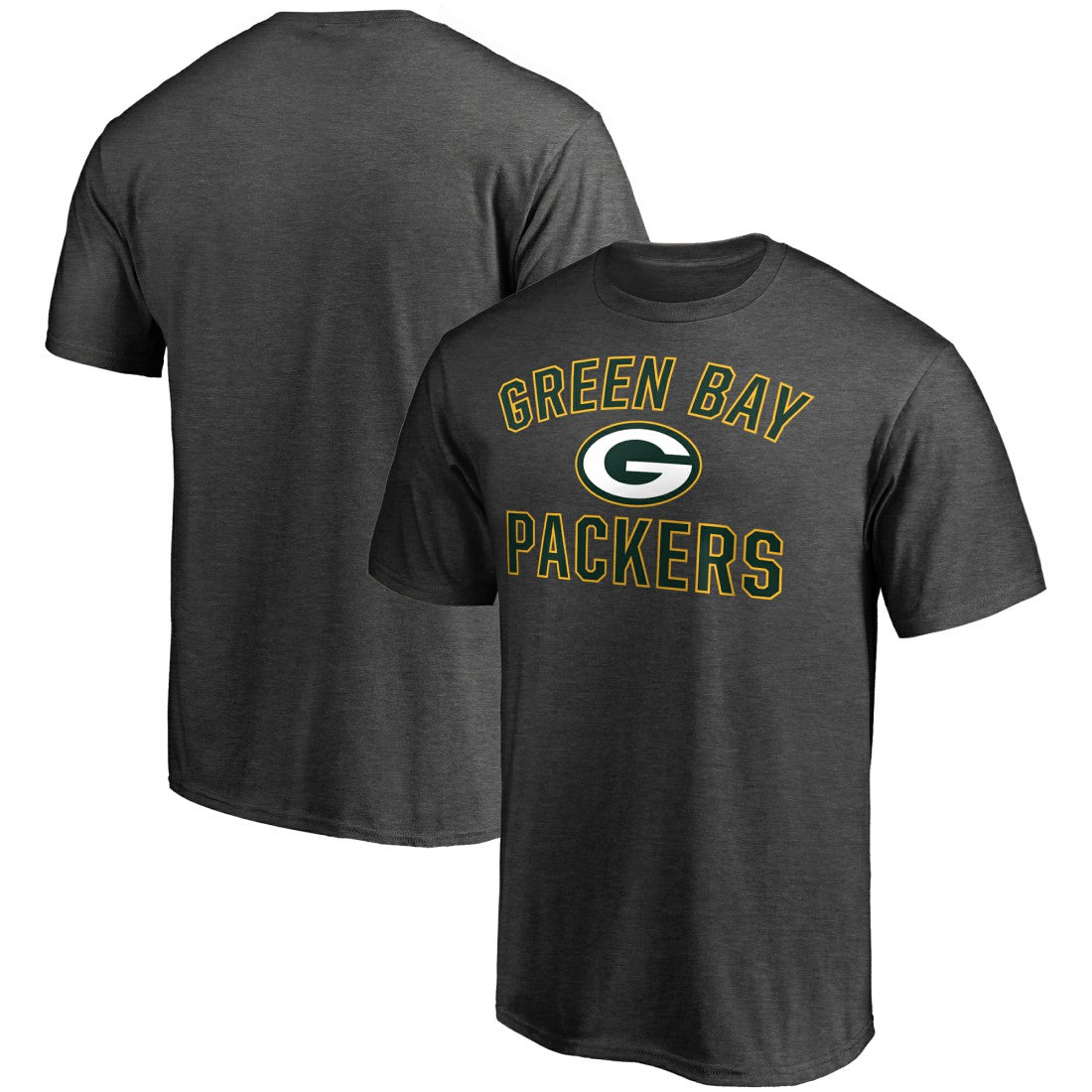 Green Bay Packers Victory Arch T-Shirt - Heather Charcoal discount