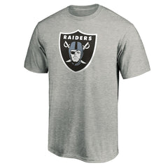 Las Vegas Raiders Primary Logo T-Shirt - Heather Gray cheap