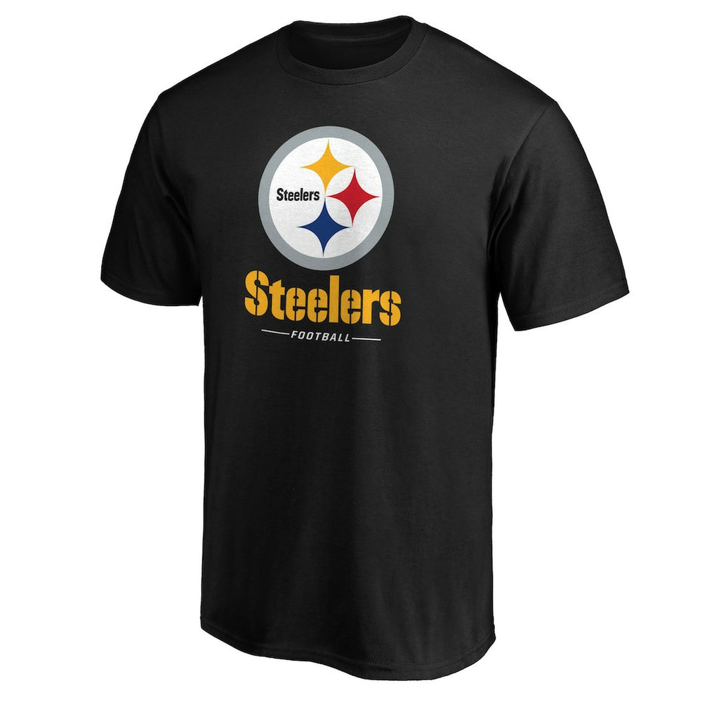 Pittsburgh Steelers Team Lockup T-Shirt - Black on sale