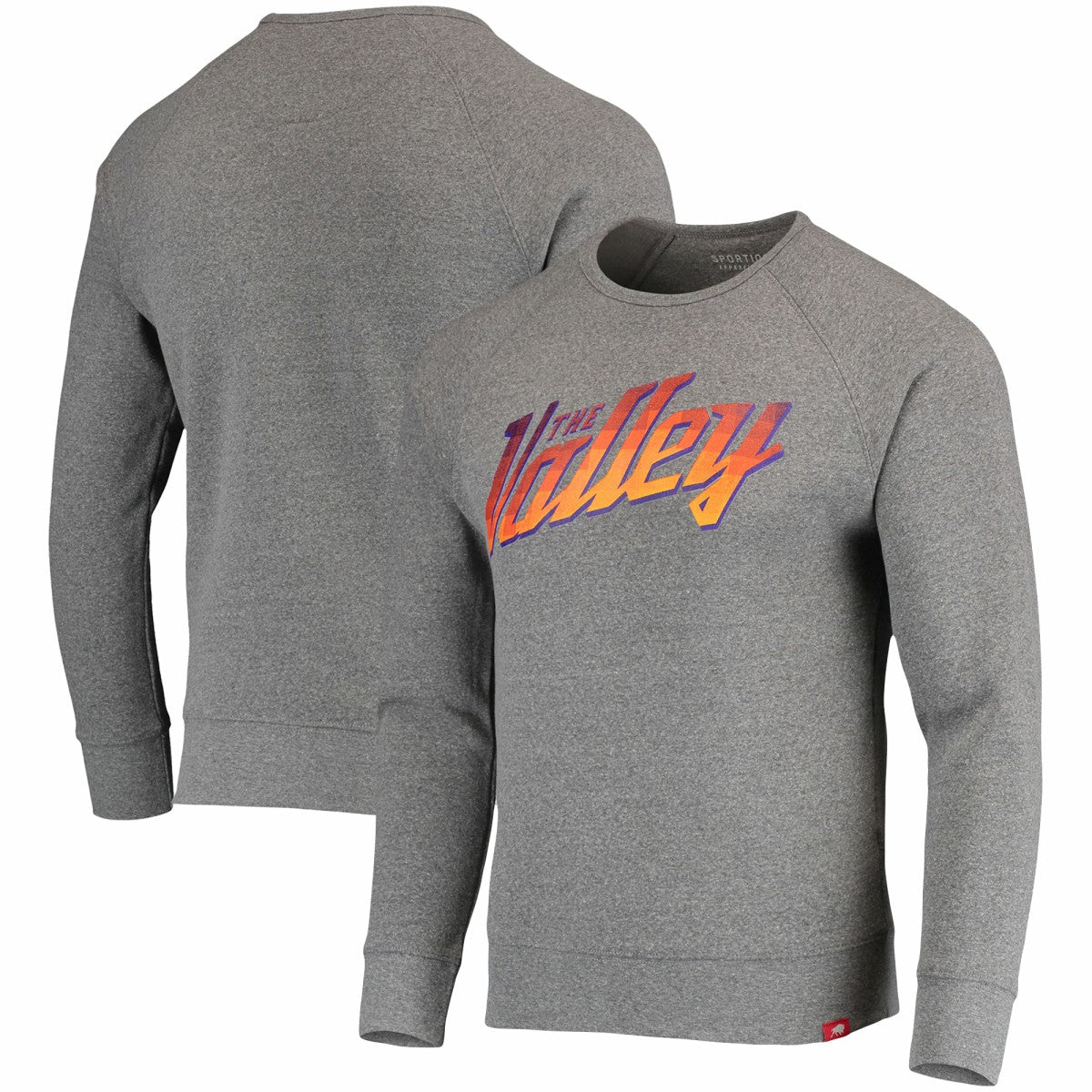Phoenix Suns Sportiqe Harmon Raglan Tri-Blend Pullover Sweatshirt - Gray on sale