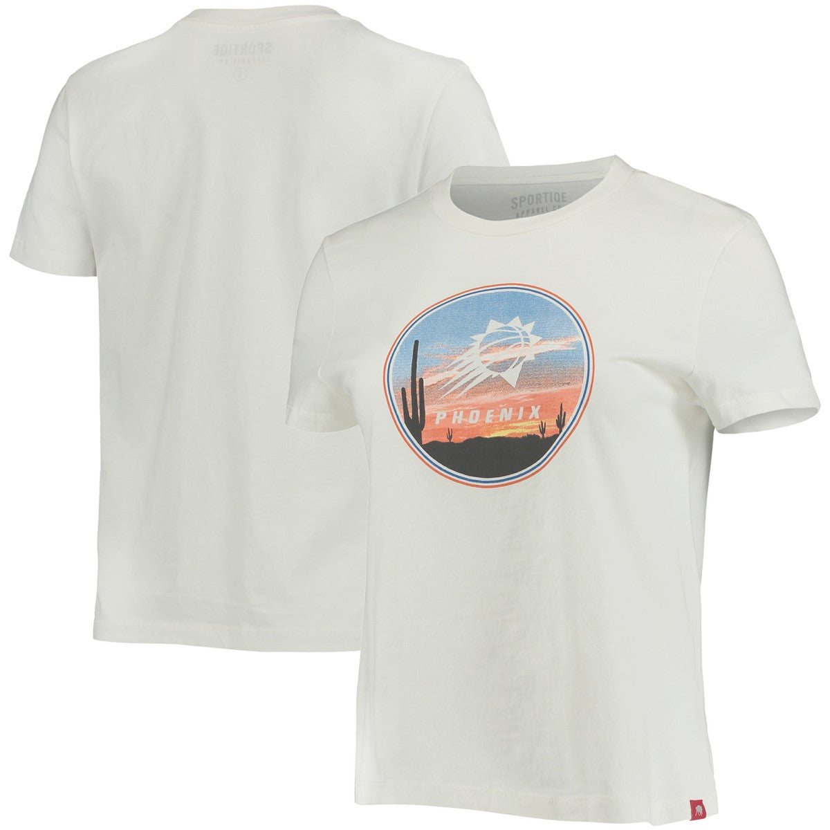 Phoenix Suns Sportiqe Women's Arcadia T-Shirt - White on sale