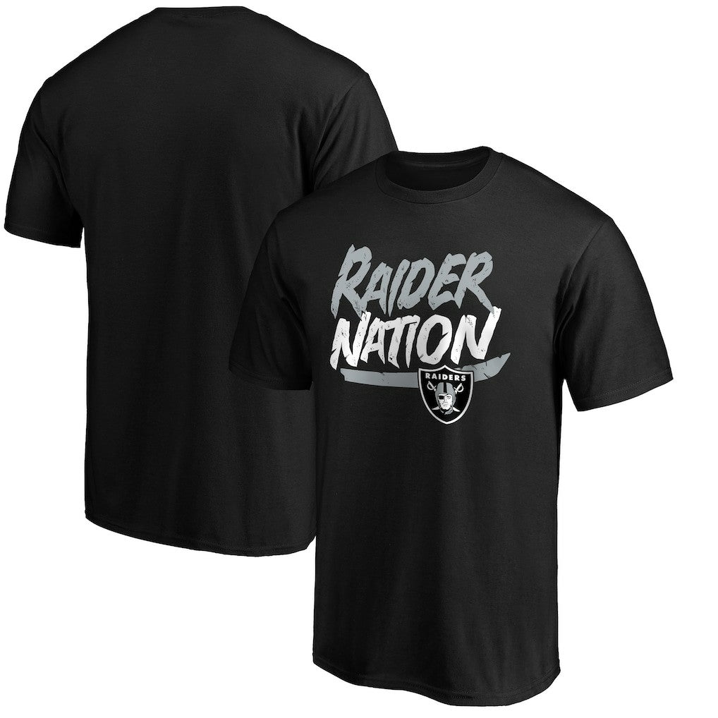 Las Vegas Raiders Hometown Collection Raider Nation T-Shirt - Black discount