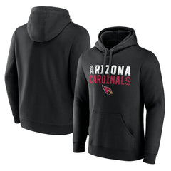 Arizona Cardinals Fade Out Fitted Pullover Hoodie - Black sale