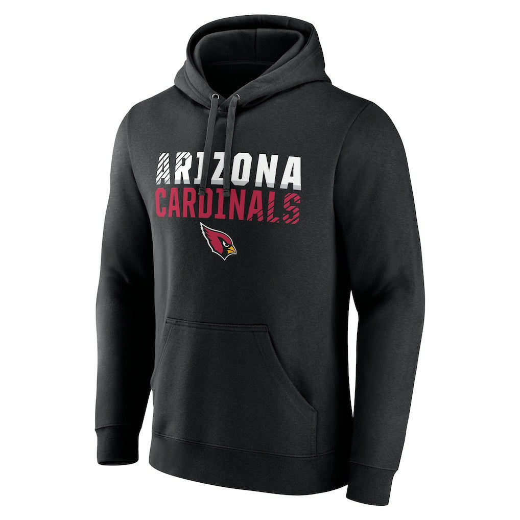 Arizona Cardinals Fade Out Fitted Pullover Hoodie - Black sale