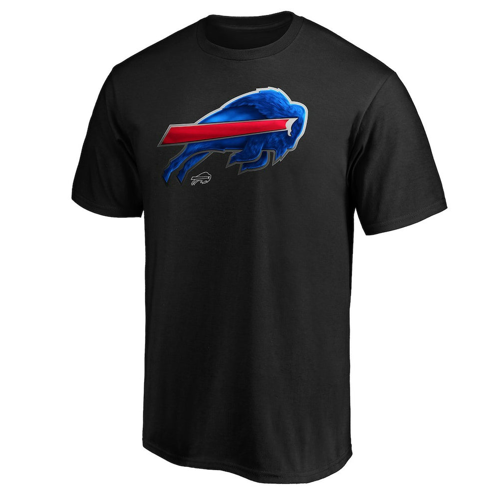 Buffalo Bills Midnight Mascot Team Logo T-Shirt - Black sale