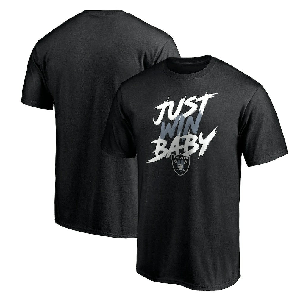 Las Vegas Raiders Just Win T-Shirt - Black online