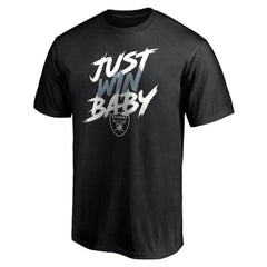 Las Vegas Raiders Just Win T-Shirt - Black online