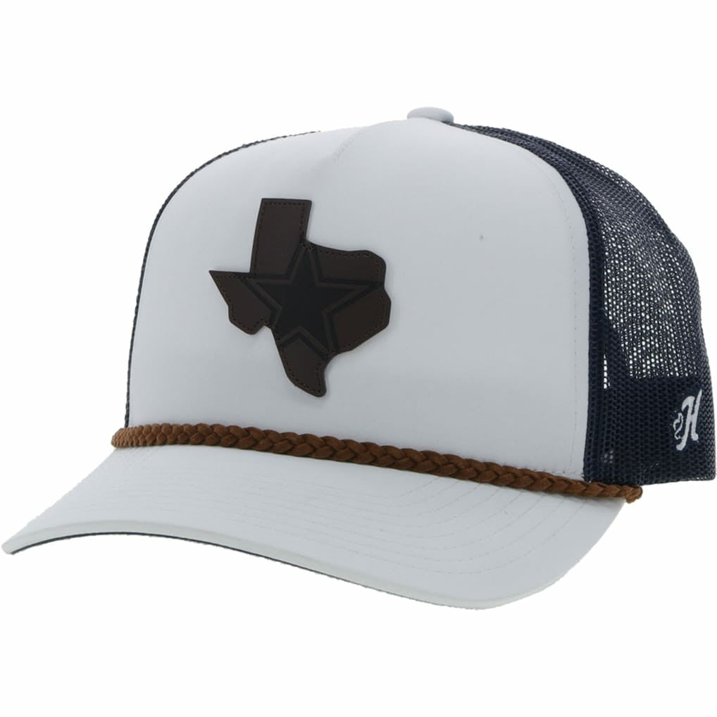 Dallas Cowboys HOOey State Patch Trucker Snapback Hat - White/Navy outlet