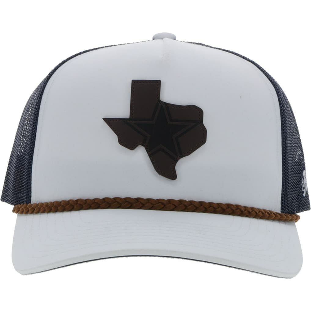 Dallas Cowboys HOOey State Patch Trucker Snapback Hat - White/Navy outlet