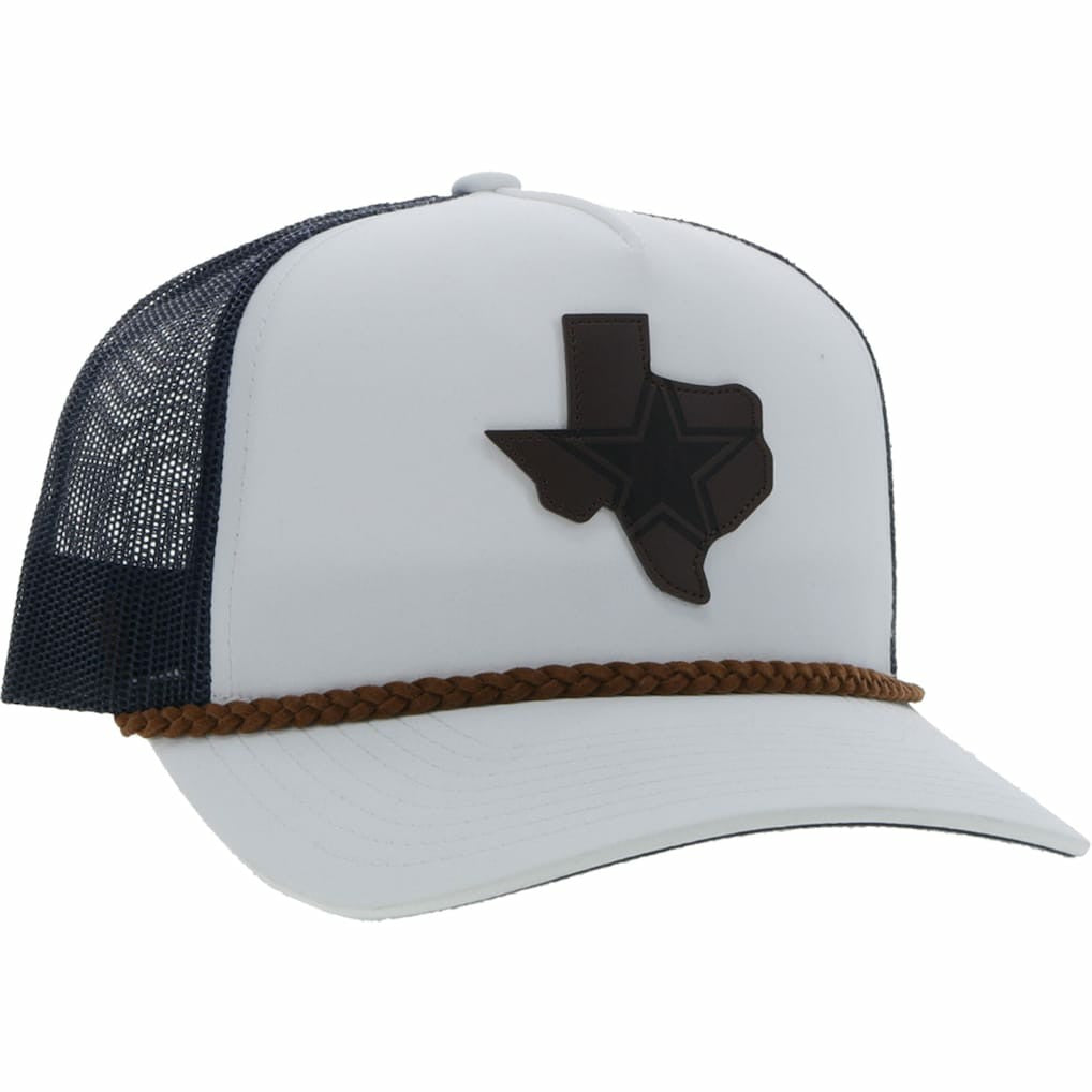 Dallas Cowboys HOOey State Patch Trucker Snapback Hat - White/Navy outlet