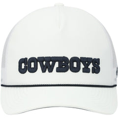 Dallas Cowboys HOOey Wordmark Rope Trucker Snapback Hat - White online