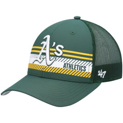 Athletics Cumberland Trucker Snapback Hat - Green | 47 brand