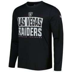 Las Vegas Raiders New Era Combine Authentic Offsides Long Sleeve T-Shirt - Black on sale