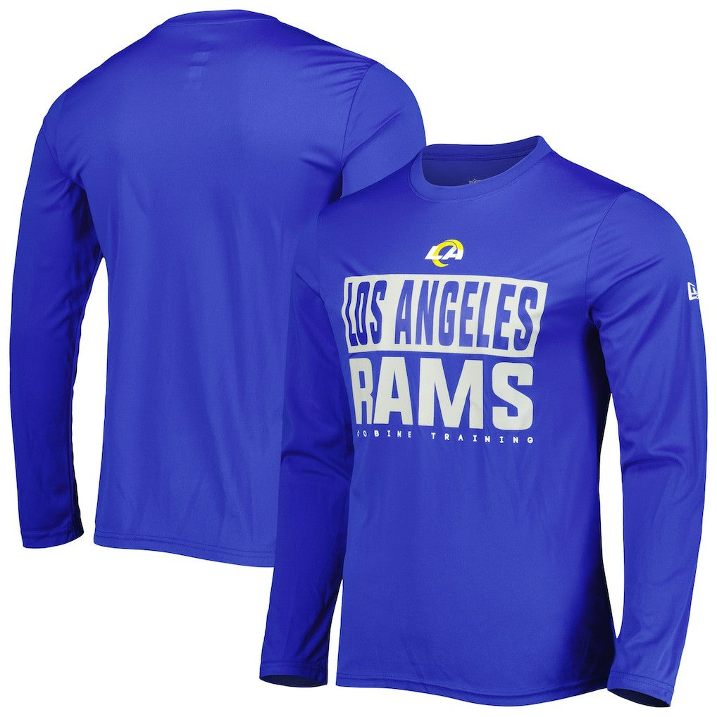Los Angeles Rams New Era Combine Authentic Offsides Long Sleeve T-Shirt - Royal sale
