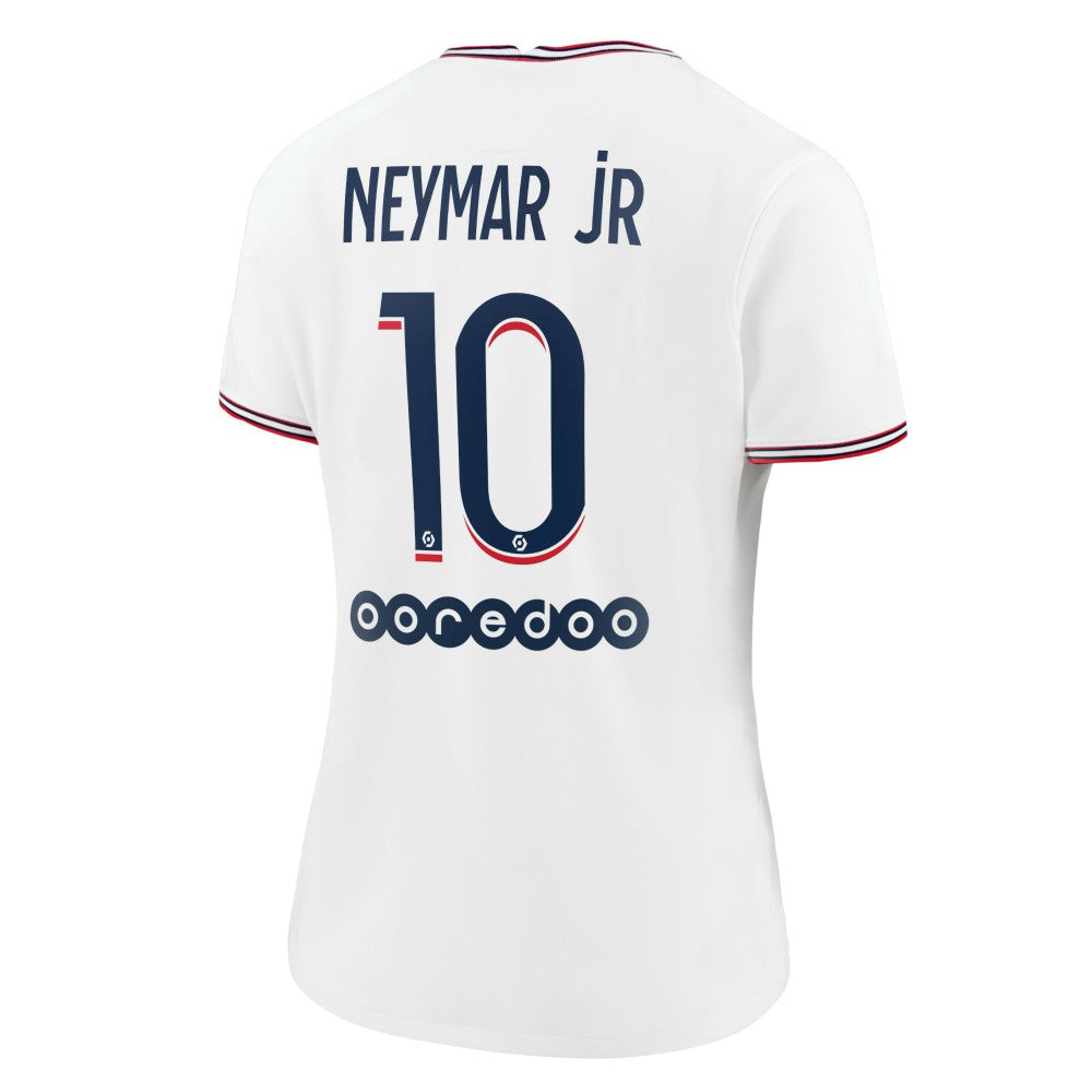 Neymar Jr. Paris Saint-Germain Jordan Brand Women's 2021/22 Fourth Replica Jersey - White | Jordan online