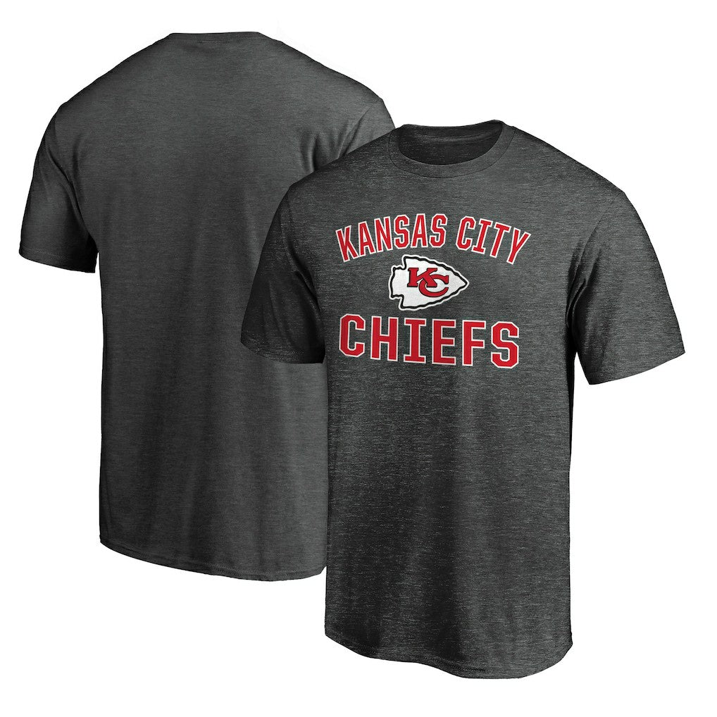 Kansas City Chiefs Victory Arch T-Shirt - Heather Charcoal discount