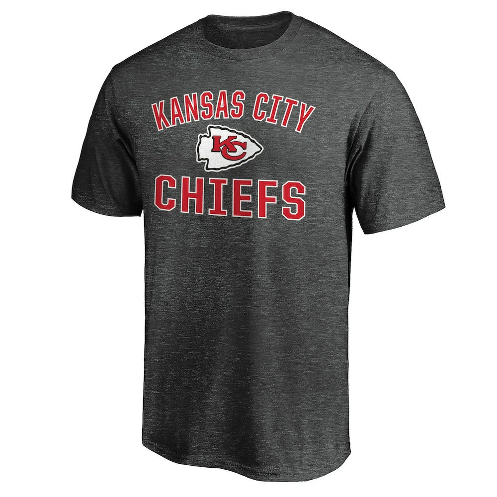 Kansas City Chiefs Victory Arch T-Shirt - Heather Charcoal discount