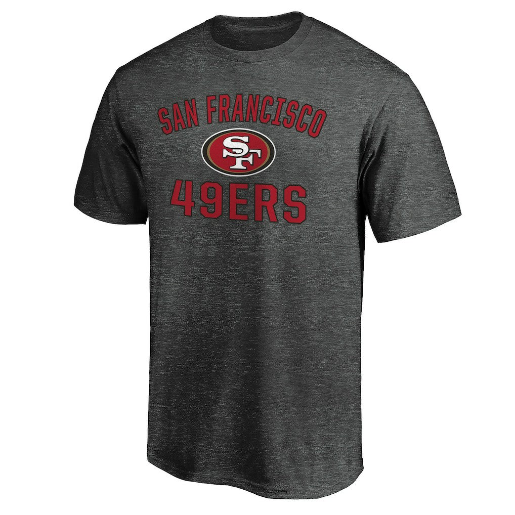 San Francisco 49ers Victory Arch T-Shirt - Heather Charcoal on sale