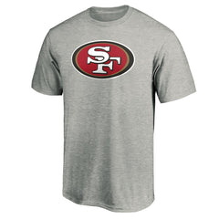 San Francisco 49ers Primary Logo T-Shirt - Heather Gray for sale