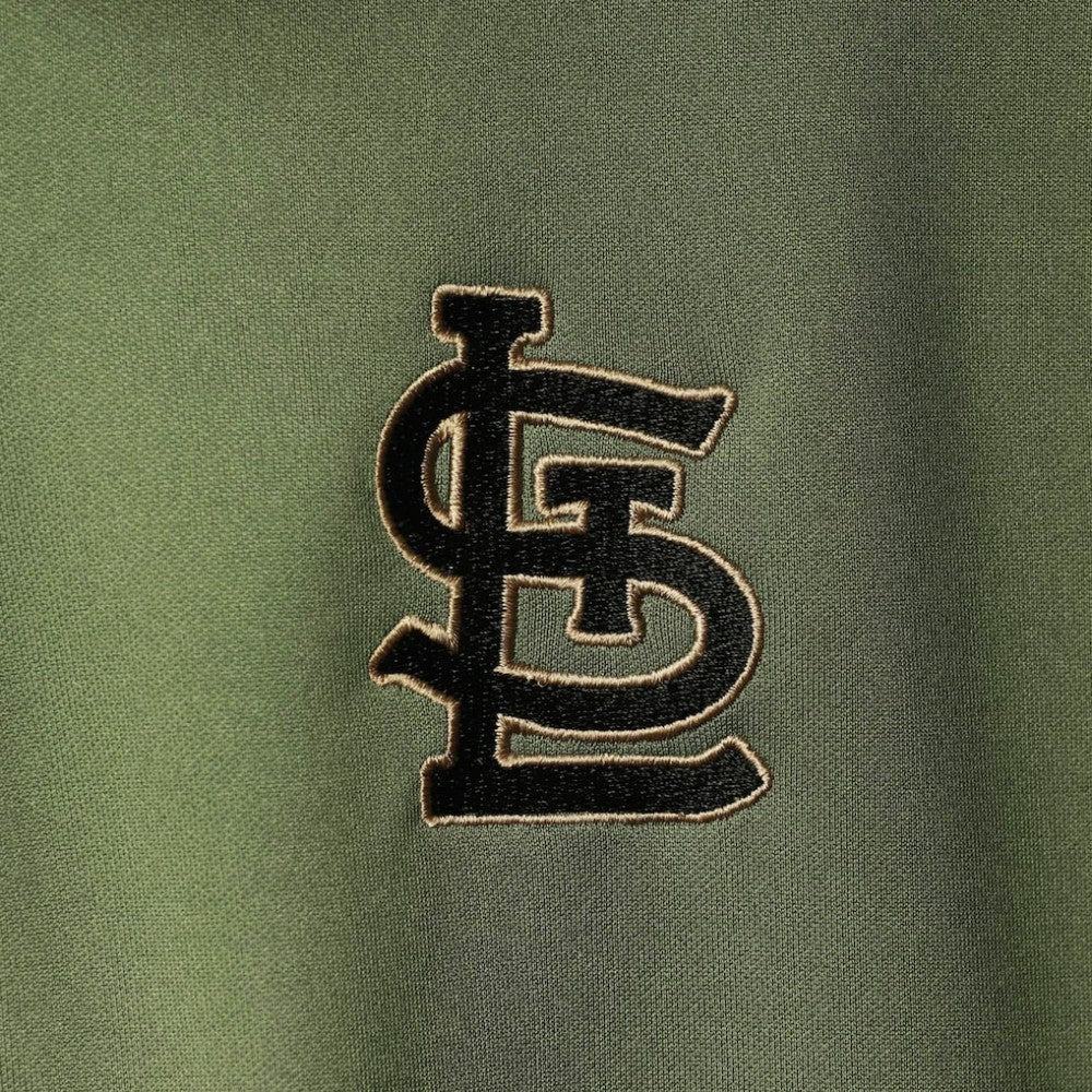 St. Louis Cardinals Levelwear Delta Pursue Quarter-Zip Jacket - Olive