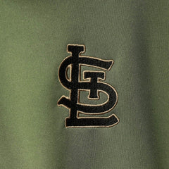 St. Louis Cardinals Levelwear Delta Pursue Quarter-Zip Jacket - Olive