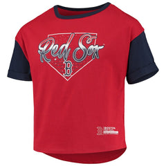 Boston Red Sox Girls Youth Bleachers T-Shirt - Red
