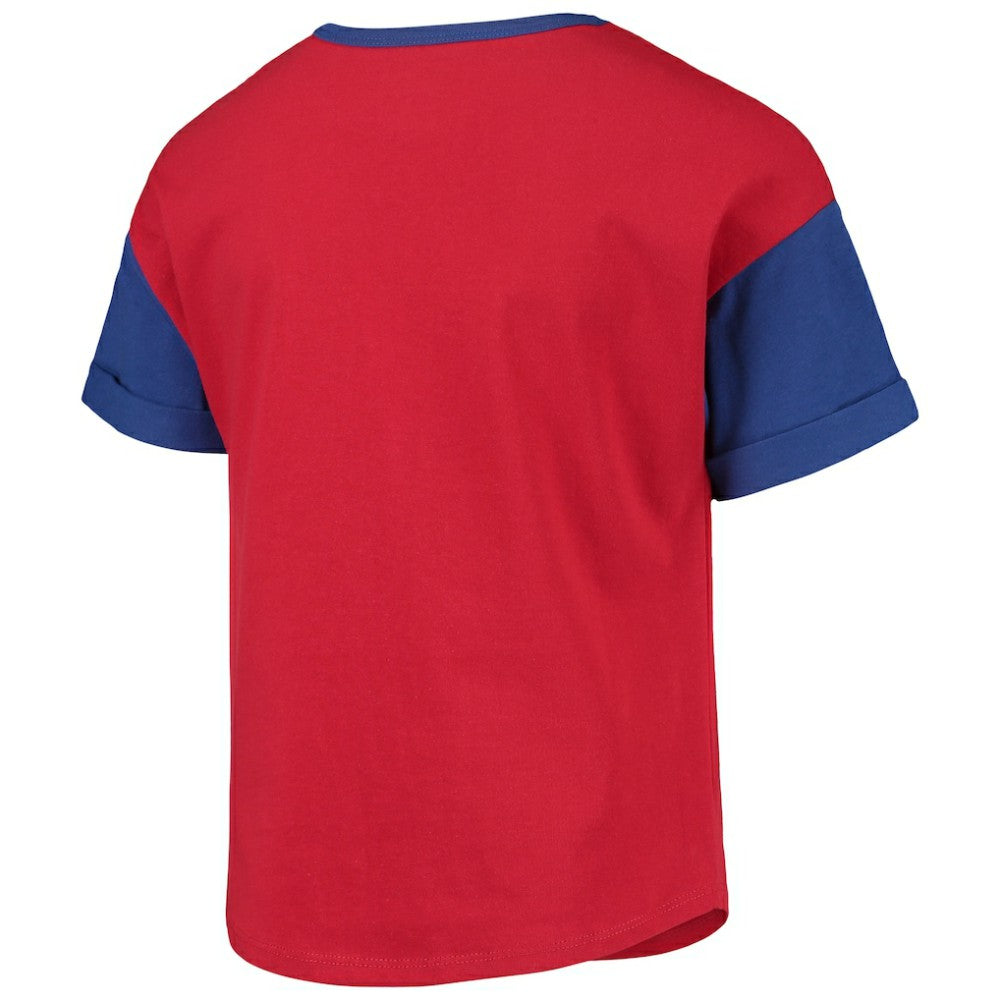 Chicago Cubs Girls Youth Bleachers T-Shirt - Red