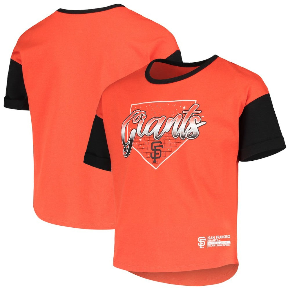 San Francisco Giants Girls Youth Bleachers T-Shirt - Orange