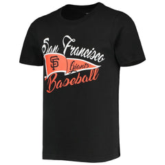 San Francisco Giants Girls Youth Team Fly The Flag T-Shirt - Black