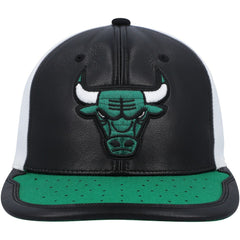 Chicago Bulls Day One Snapback Hat - White/Green | Mitchell & Ness shop