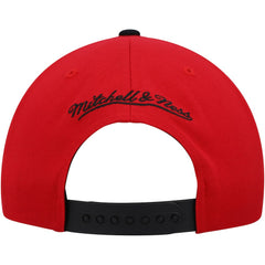 Chicago Bulls Day One Snapback Hat - White/Red | Mitchell & Ness outlet