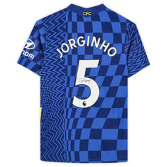 Jorginho Chelsea Autographed 2021-22 Home Jersey | Fanatics for sale