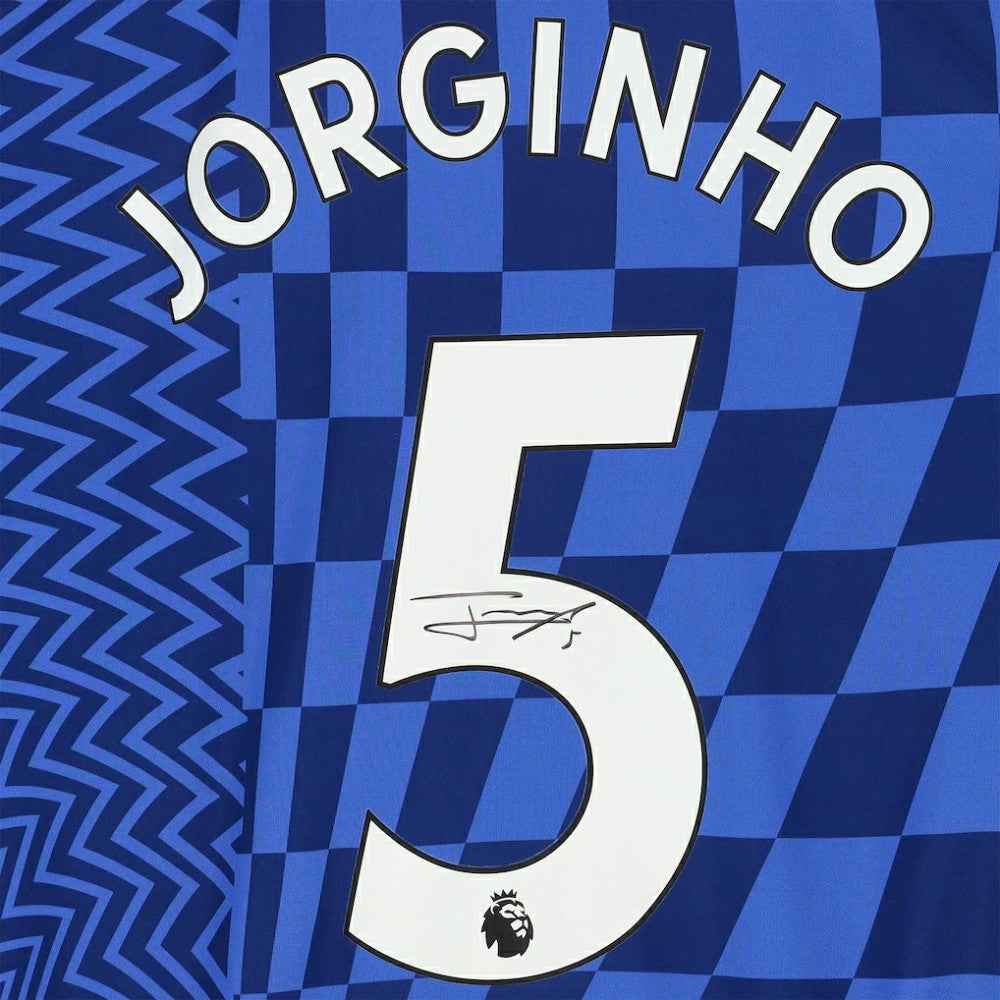 Jorginho Chelsea Autographed 2021-22 Home Jersey | Fanatics for sale