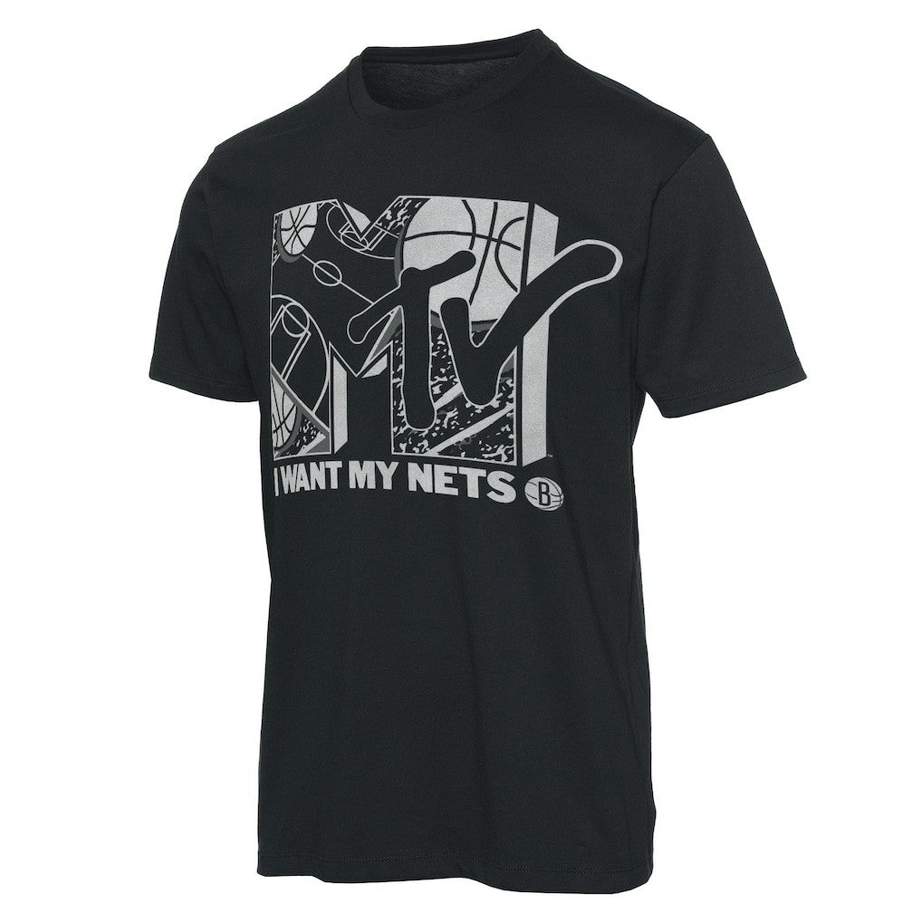 Brooklyn Nets Junk Food NBA x MTV I Want My T-Shirt - Black online