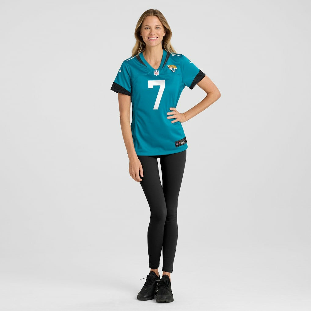 Byron Leftwich Jacksonville Jaguars Women's Retired Player Game Jersey - Teal | Nike sale